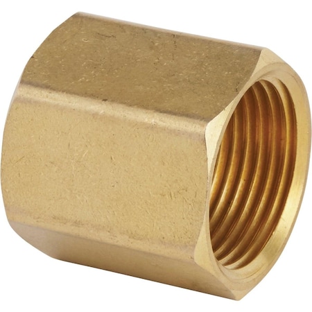 Best Garden 3/4 In. FHT x 3/4 In FPT Brass Non-Swivel Hose Connector 35014